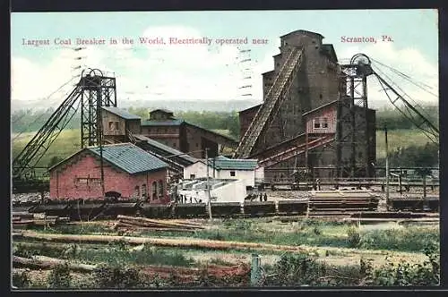 AK Scranton, PA, Largest Coal Breaker in the World, Electrically operated