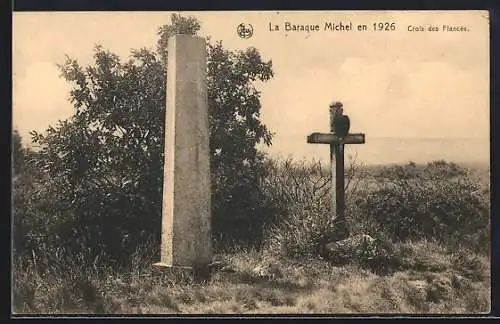 AK La Baraque Michel, Croix des Fiancès en 1926