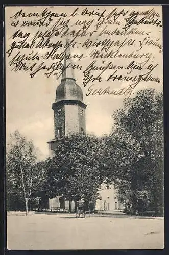 AK Weimar / Thür., Blick zur Hofkirche