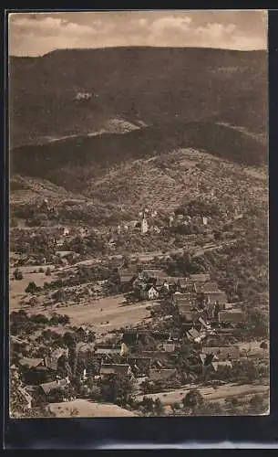 AK Staufenberg / Murgtal, Blick vom Neuhaus aus gesehen