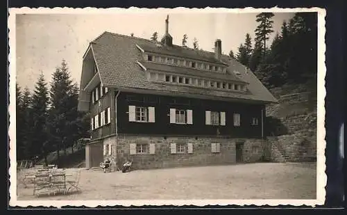 AK Sand / Bühl, Wanderheim Badenerhöhe