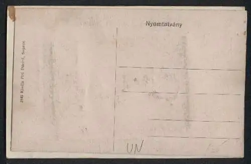 Leporello-AK Sopron, Látkép, Délivasut állomás, Muzeum, Városháza, Honvéd föreáliskola, Szinház