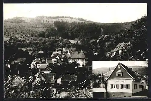AK Staufenberg / Murgtal, Gasthaus und Metzgerei zur Sonne, Teilansicht