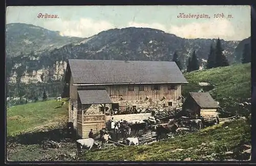 AK Grünau, Hütte auf der Kasbergalm