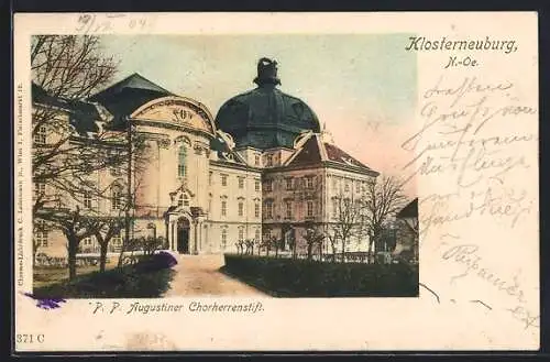 AK Klosterneuburg /N.-Oe., P. P. Augustiner Chorherrenstift