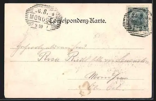 AK Krems a. d. Donau, Teilansicht mit Kirche