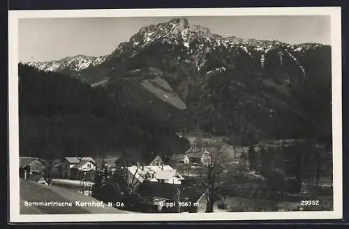 AK Kernhof /N.-Oe., Ortsansicht aus der Vogelschau