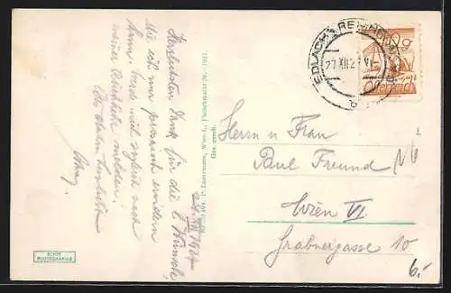 AK Reichenau /N.-Oe, Teilansicht mit der Rax