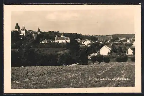 AK Maissau /N. D., Teilansicht mit Schloss