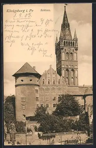 AK Königsberg, Schloss im Sonnenschein