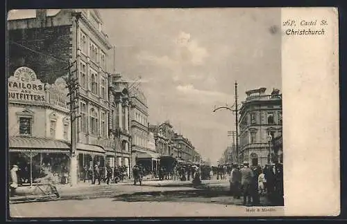 AK Christchurch, J. H. Parker & Co. Tailors and Outfitters, Castel Street