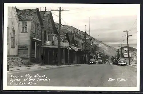 AK Virginia City, NV, Street view in the mining town