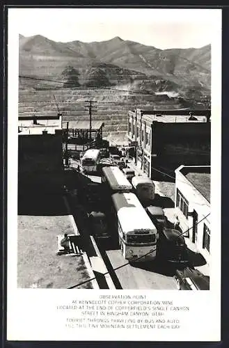 AK Bingham Canyon, UT, Observation Point at Kennecott Copper Corporation Mine