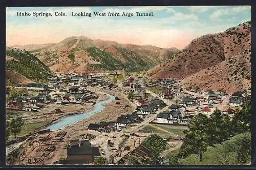 AK Idaho Springs, CO, Looking West from Argo Tunnel