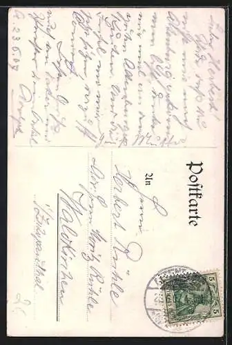 AK Altenburg / Thür., Ritter Kunz v. Kauffungen u. seyne Genossen, Schloss und Wappen