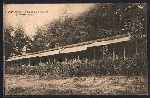 AK Marchin, Sanatorium Militaire, La Galerie de cure