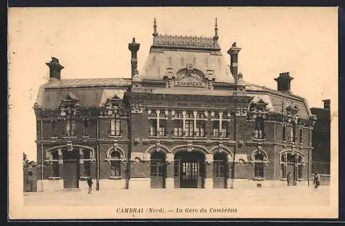 AK Cambrai, La Gare du Cambresis