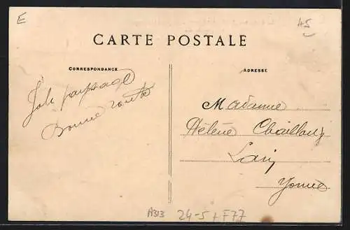 AK Lorroy, Catastrophe, 21 Janvier 1910, Vue prise de face