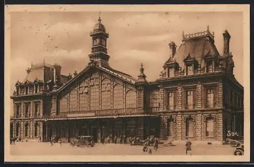 AK Roubaix, La Gare, Bahnhof