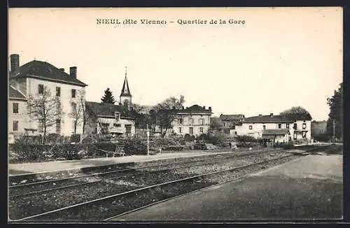 AK Nieul, Quartiers de la Gare