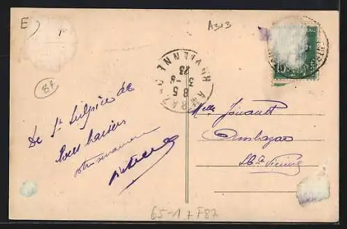 AK Saint-Sulpice-Laurière, La Gare, Vue generale