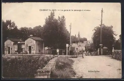 AK Chissay, La gare et le passage a niveau