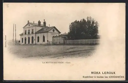 AK La Motte-Beuvron, La Gare