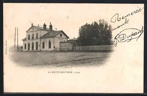 AK La Motte-Beuvron, La Gare