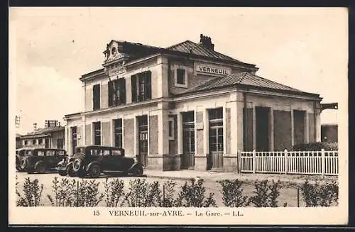 AK Verneuil-sur-Avre, La Gare