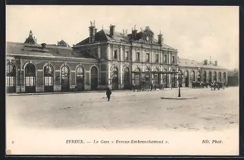 AK Evreux, La Gare Evreux-Embranchement