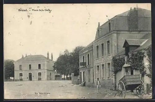 AK Droué, Place de la Gare