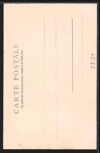 AK Der Wolf im Wald, Rotkäppchen