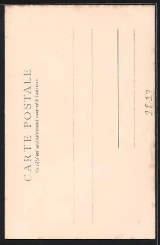 AK Mann mit Spitzhacke wehrt den Wolf ab