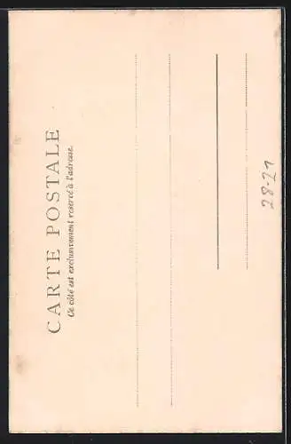 AK Der Wolf bei der Grossmutter, Rotkäppchen