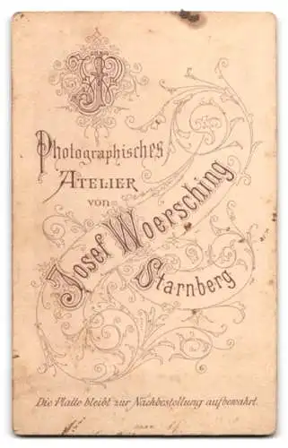 Fotografie Josef Woersching, Starnberg, Porträt eines jungen Mannes
