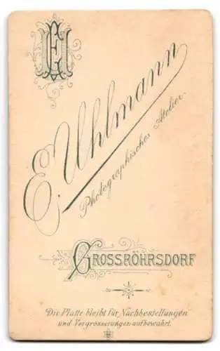 Fotografie E. Uhlmann, Grossröhrsdorf, Junger Mann in Anzug und Krawatte