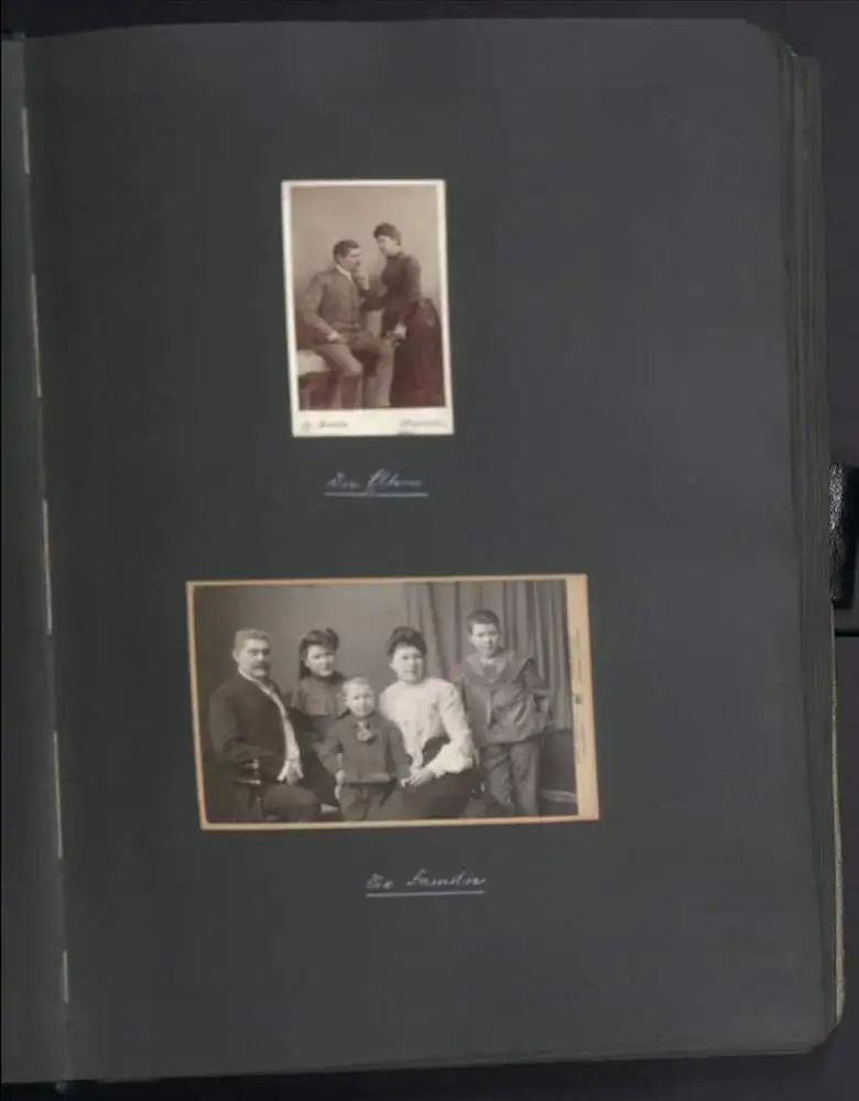 Fotoalbum mit 332 Fotografien, Ansicht Bielefeld, Firma Wilhelm Schlemming, Schlemming GmbH, Autograph Lettow-Vorbeck 1