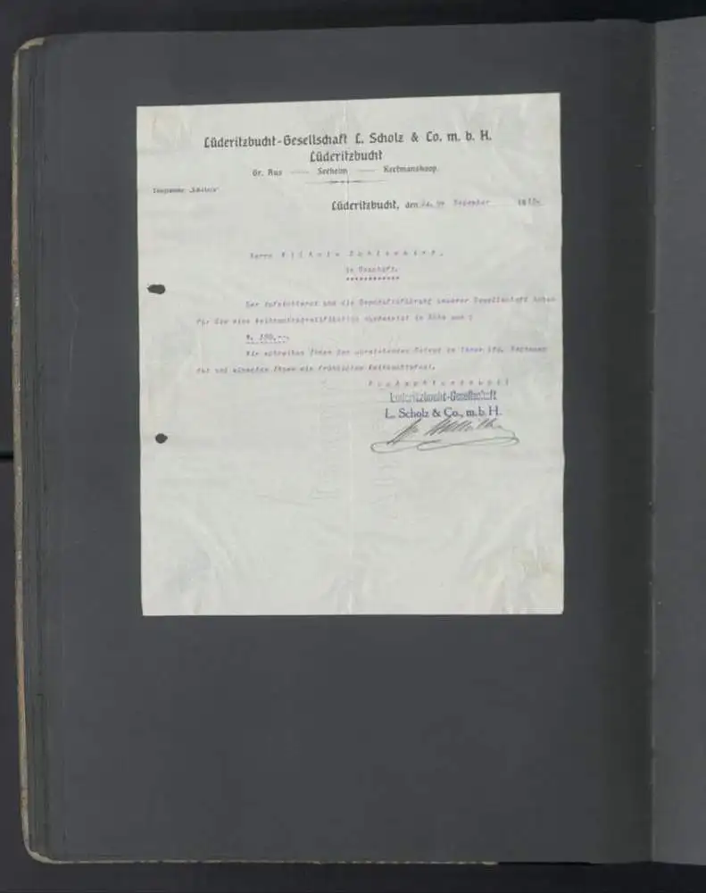 Fotoalbum mit 332 Fotografien, Ansicht Bielefeld, Firma Wilhelm Schlemming, Schlemming GmbH, Autograph Lettow-Vorbeck 42