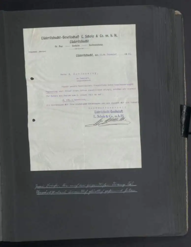 Fotoalbum mit 332 Fotografien, Ansicht Bielefeld, Firma Wilhelm Schlemming, Schlemming GmbH, Autograph Lettow-Vorbeck 43