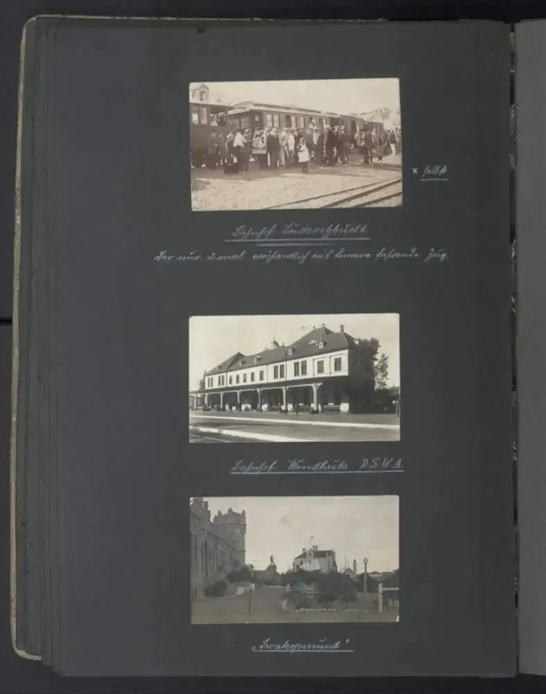 Fotoalbum mit 332 Fotografien, Ansicht Bielefeld, Firma Wilhelm Schlemming, Schlemming GmbH, Autograph Lettow-Vorbeck 64
