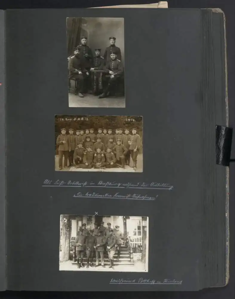 Fotoalbum mit 332 Fotografien, Ansicht Bielefeld, Firma Wilhelm Schlemming, Schlemming GmbH, Autograph Lettow-Vorbeck 87