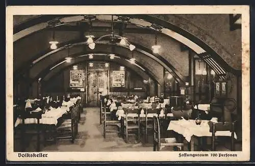 AK Wien, Gasthaus Rathauskeller v. Otto Kaserer, Volkskeller