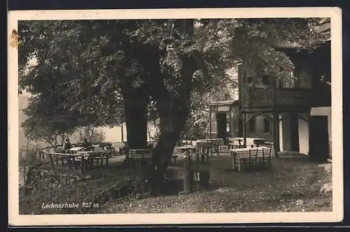 AK Millstatt, Gasthaus Lechnerhube, Terrasse