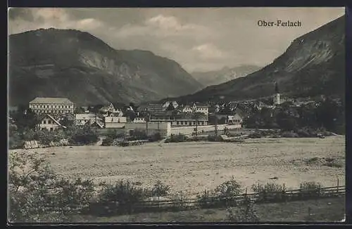 AK Ober-Ferlach, Panoramablick