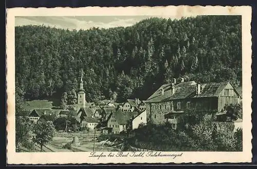 AK Bad Ischl, Laufen mit Kirche