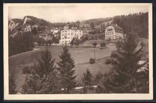 AK Breitenstein am Semmering, Kurhaus vom Weissen Kreuz