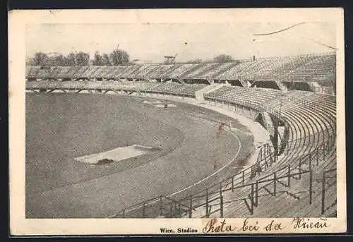 AK Wien, Stadion aus der Vogelschau