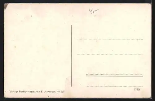 AK Salzburg, Teilansicht mit Festung und Stadtmauer, Winter 1914-15, Rotes Kreuz