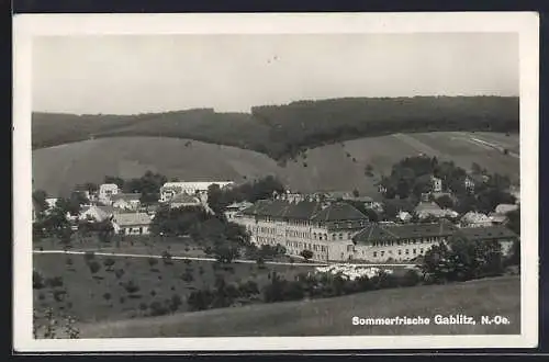 AK Gablitz /N.-Ö., Gesamtansicht aus der Vogelschau