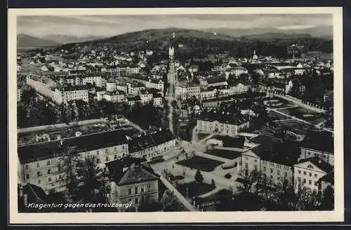 AK Klagenfurt, Totalansicht gegen das Kreuzbergl